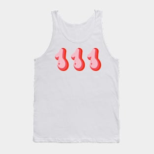 111 Angel Number Tank Top